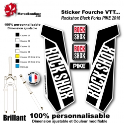 sticker fourche vélo KTM VTT