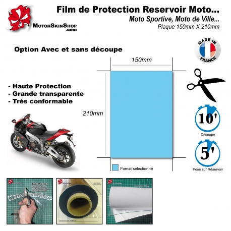Un film transparent pour protéger moto et scooter